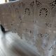 Dessus de lit ancien en crochet fait main