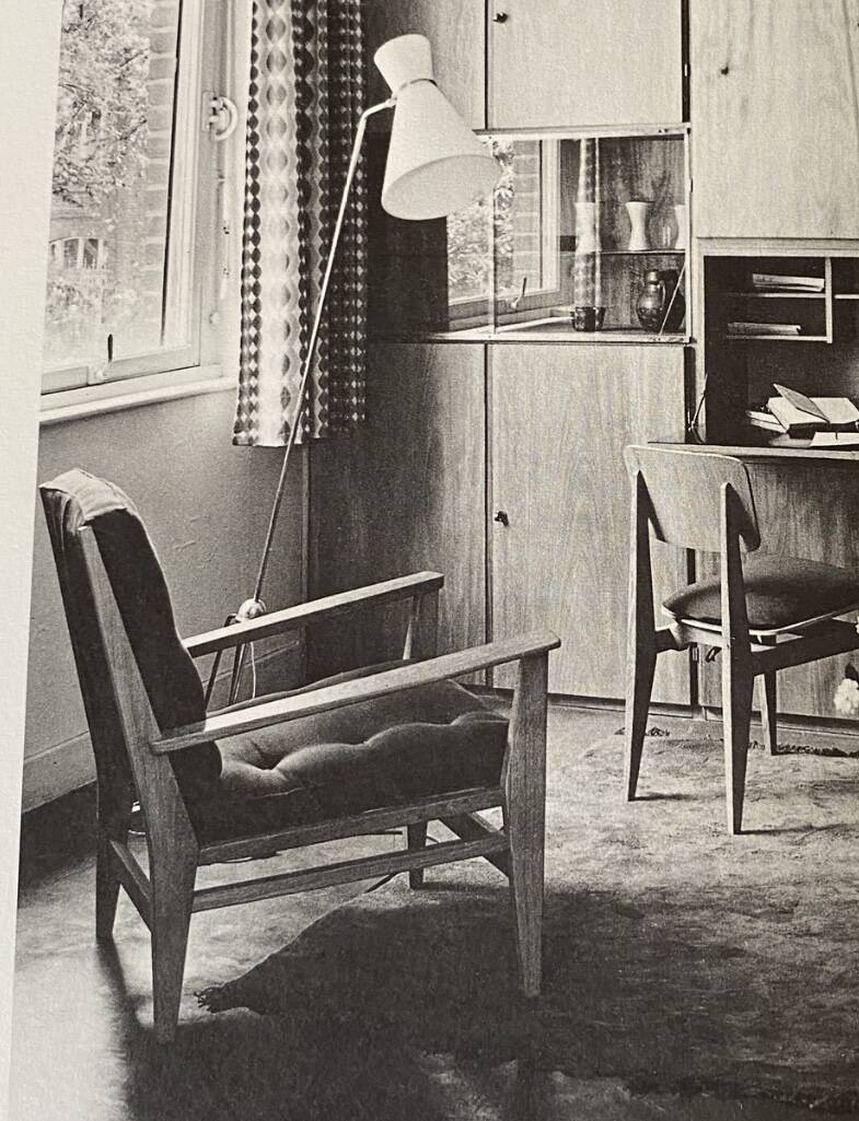 Armchair FA Marcel Gascoin, Arhec edition-1950