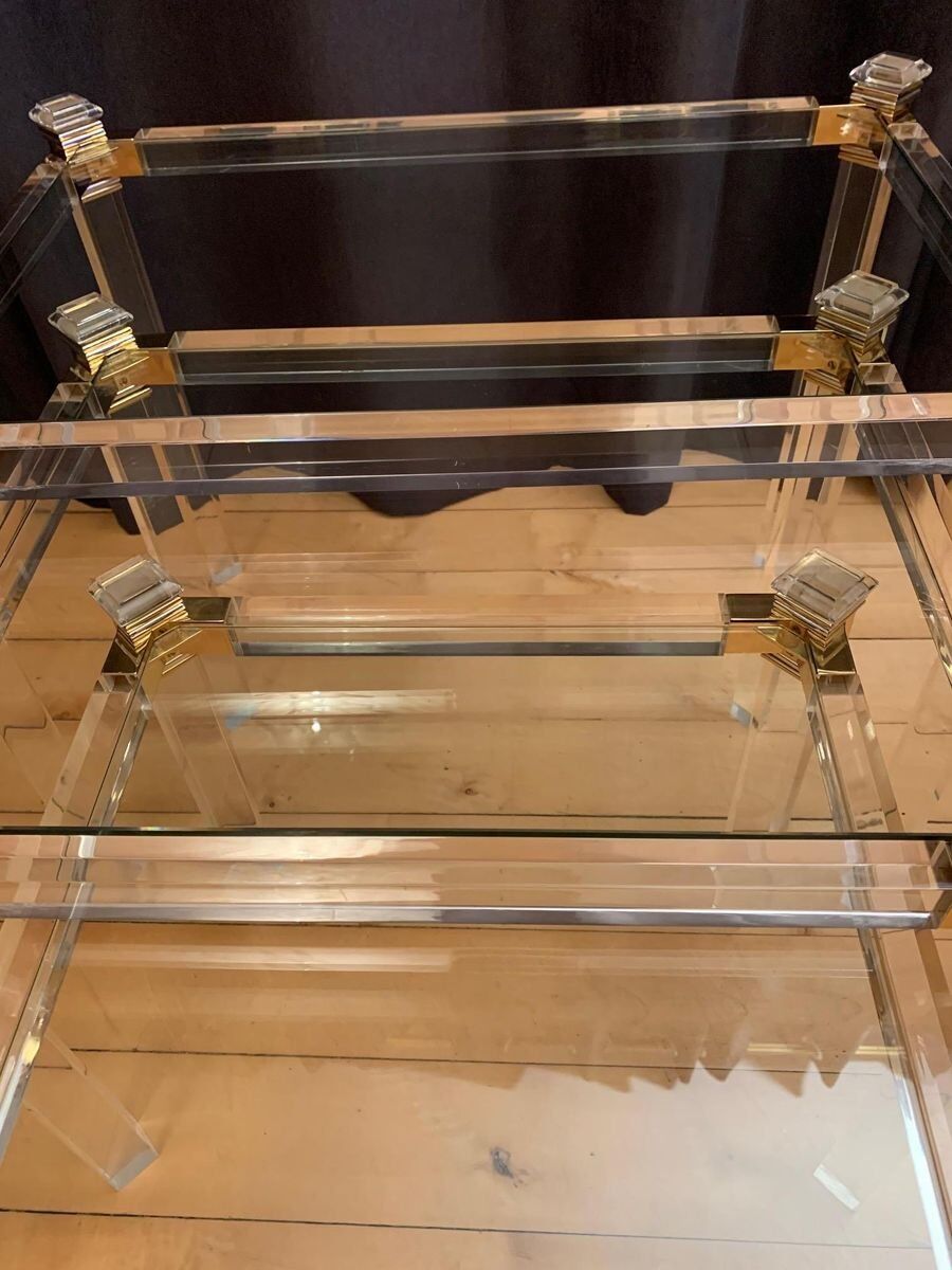 Side tables from Orsenigo, 1970s, set of 3