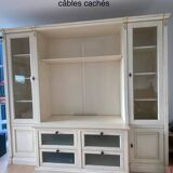 TV-library unit, signed Bernard Siguier, Belle-Hélène collection