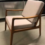 Danish MidCentury Teak Easy Chair by Ole Wanscher FD-109