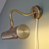 Vintage 80s brass picture light Ikea