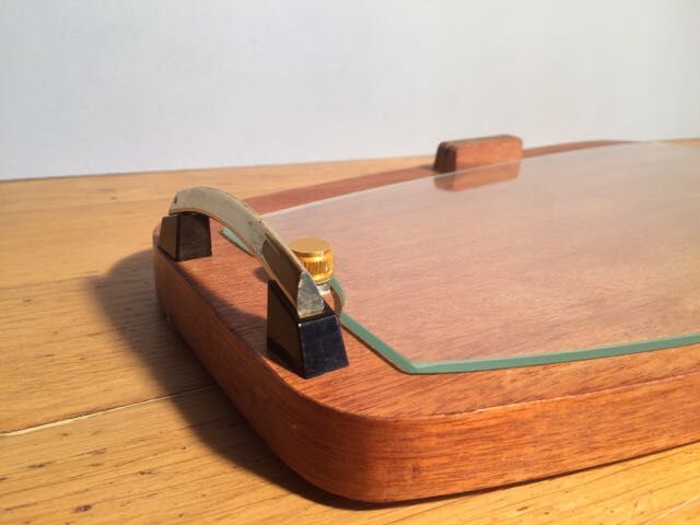 Top 50's form free teak and glass