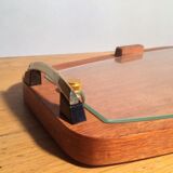 Top 50's form free teak and glass