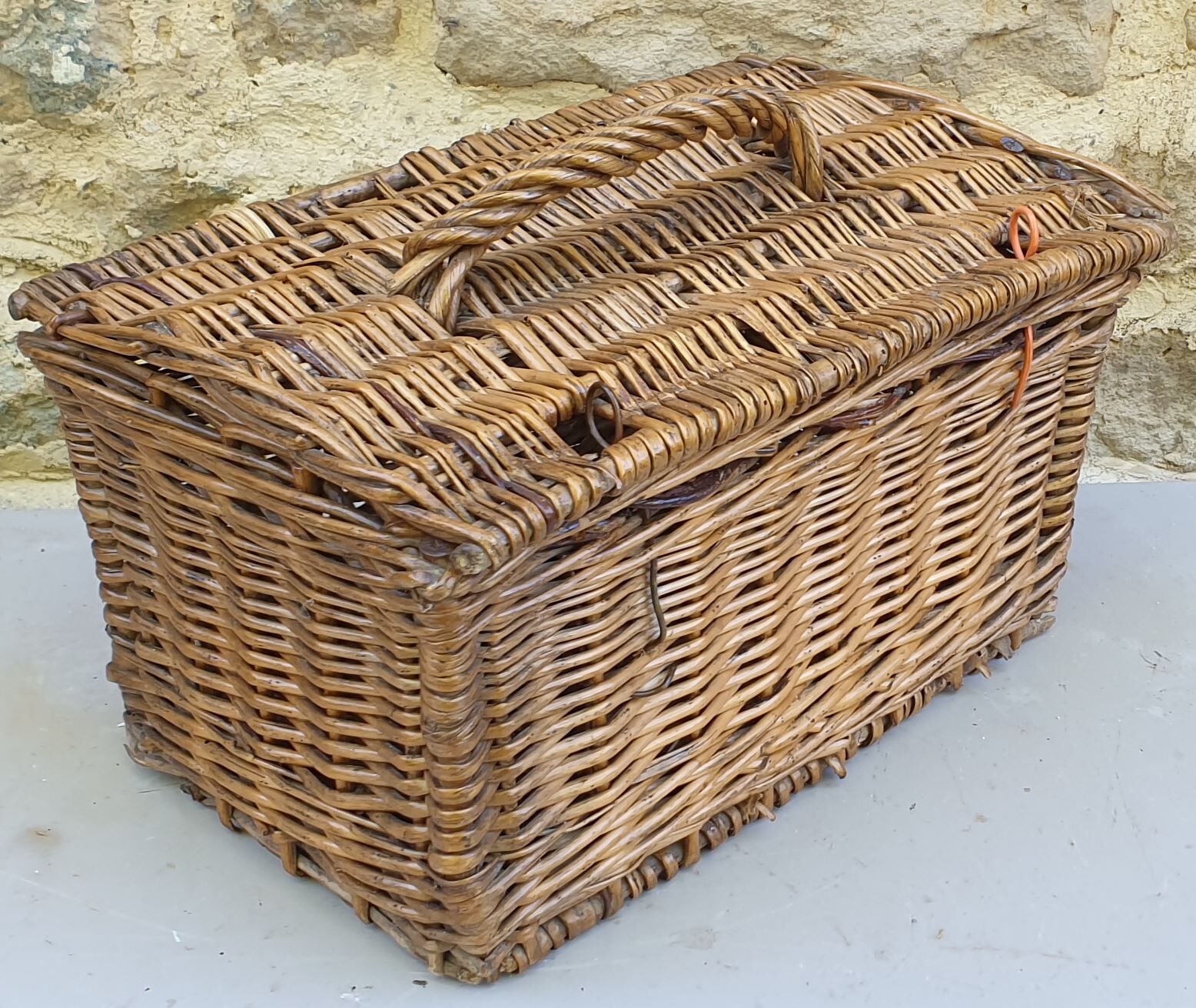 Very old briefcase - wicker meal