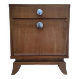60s designer wooden bedside table