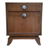 60s designer wooden bedside table