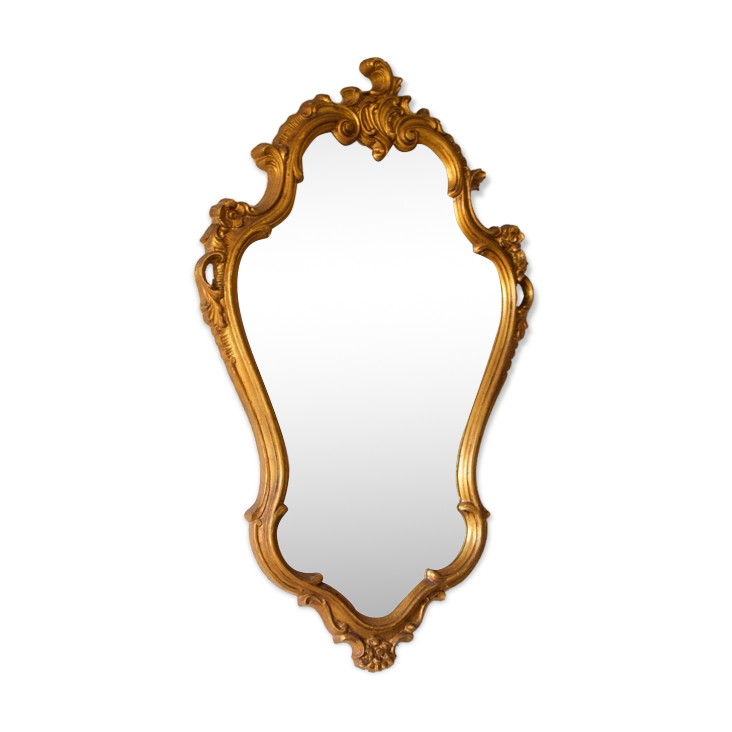 Golden mirror arabesque vintage baroque style