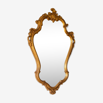 Golden mirror arabesque vintage baroque style