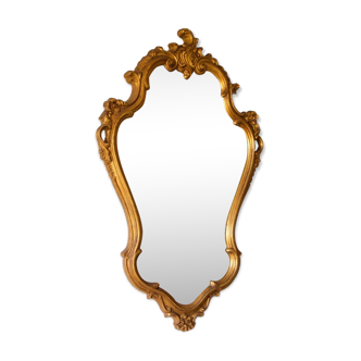 Golden mirror arabesque vintage baroque style