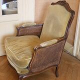 Cane shepherdess armchair, around 1930
