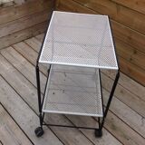 Perforated iron rolling table