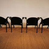 Set of 4 Pascal Mourgue armchairs, Galateo model, Scarabat edition, 1980