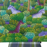 Oil on canvas the jungle signed Cayo Jean Marc title the jungle 1990/2010