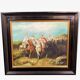 Orientalist School: Martine Rivart (1956) Oil painting on canvas