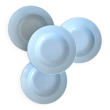 4 deep plates Gien
