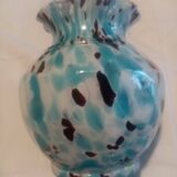 Superbe ancien vase en pate de verre de clichy
