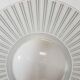 Lampada Di Design Postmoderno in Vetro Anni 80 Vintage
