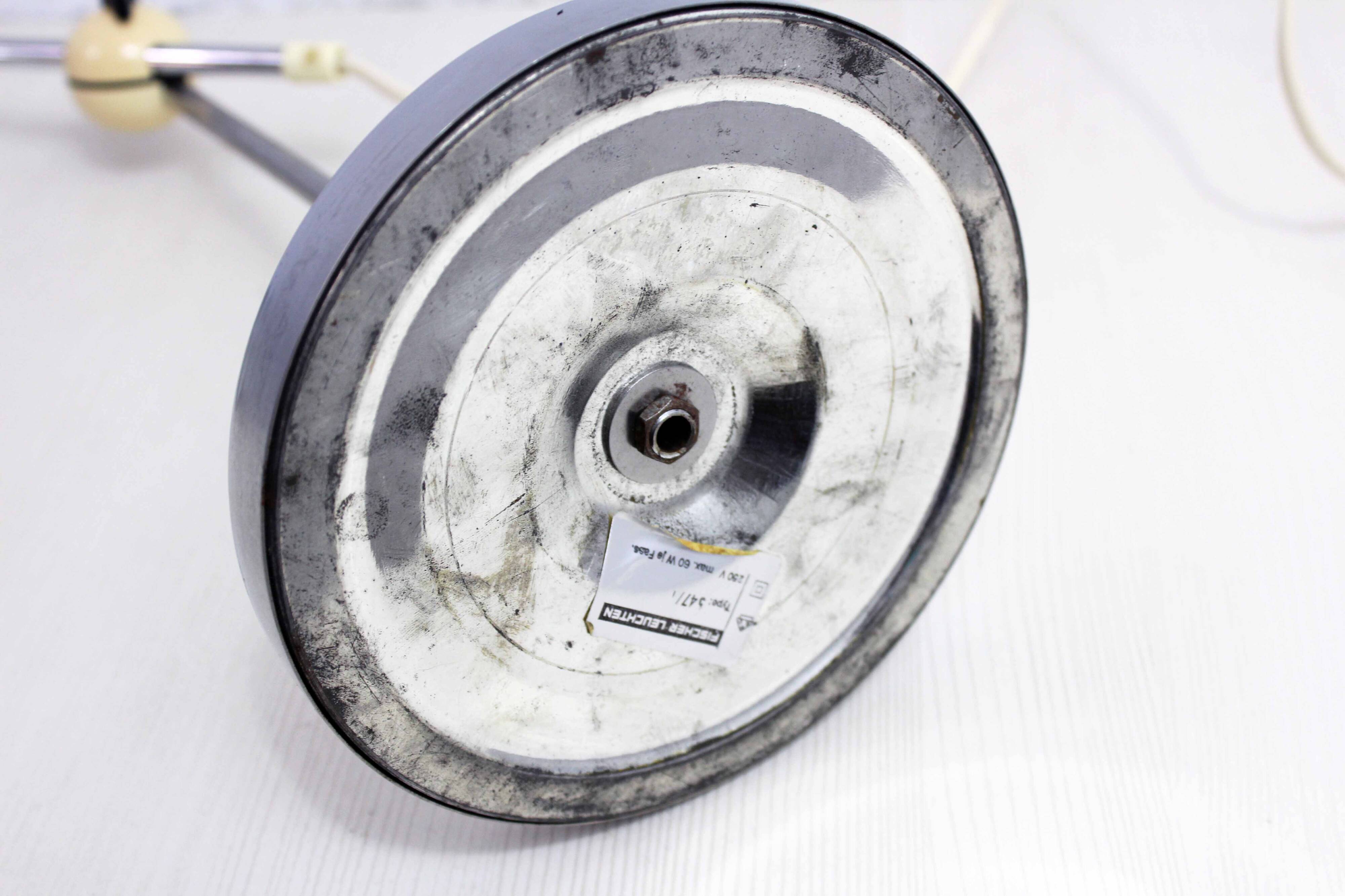 1970s chrome metal desk lamp