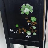 Vintage floral pattern bedside table