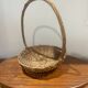 Small wicker basket table decoration