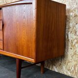 60s 70s teak sideboard Credenza Axel Christensen ACO Møbler Denmark 60s