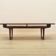 Table basse en palissandre danois avec étagère, années 1960