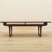 Danish rosewood coffee table with shelf, 1960s