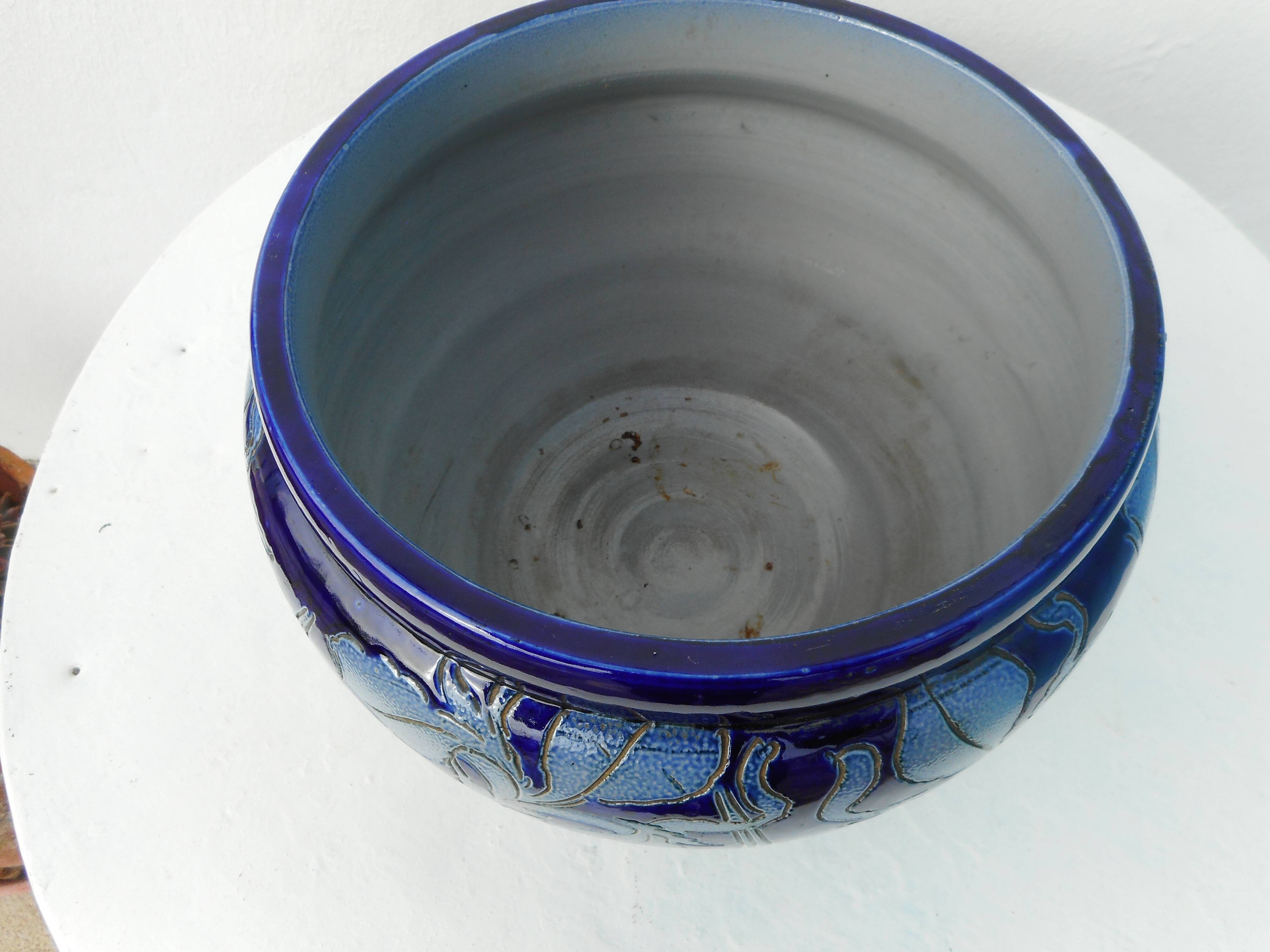 Alsatian ceramic pot cover