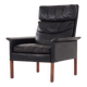 Fauteuil en palissandre, design scandinave, années 1960, designer : Hans Olsen, production : Danemark