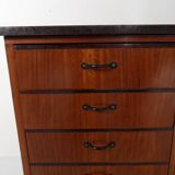 Classeur de magasin vintage des années 1950