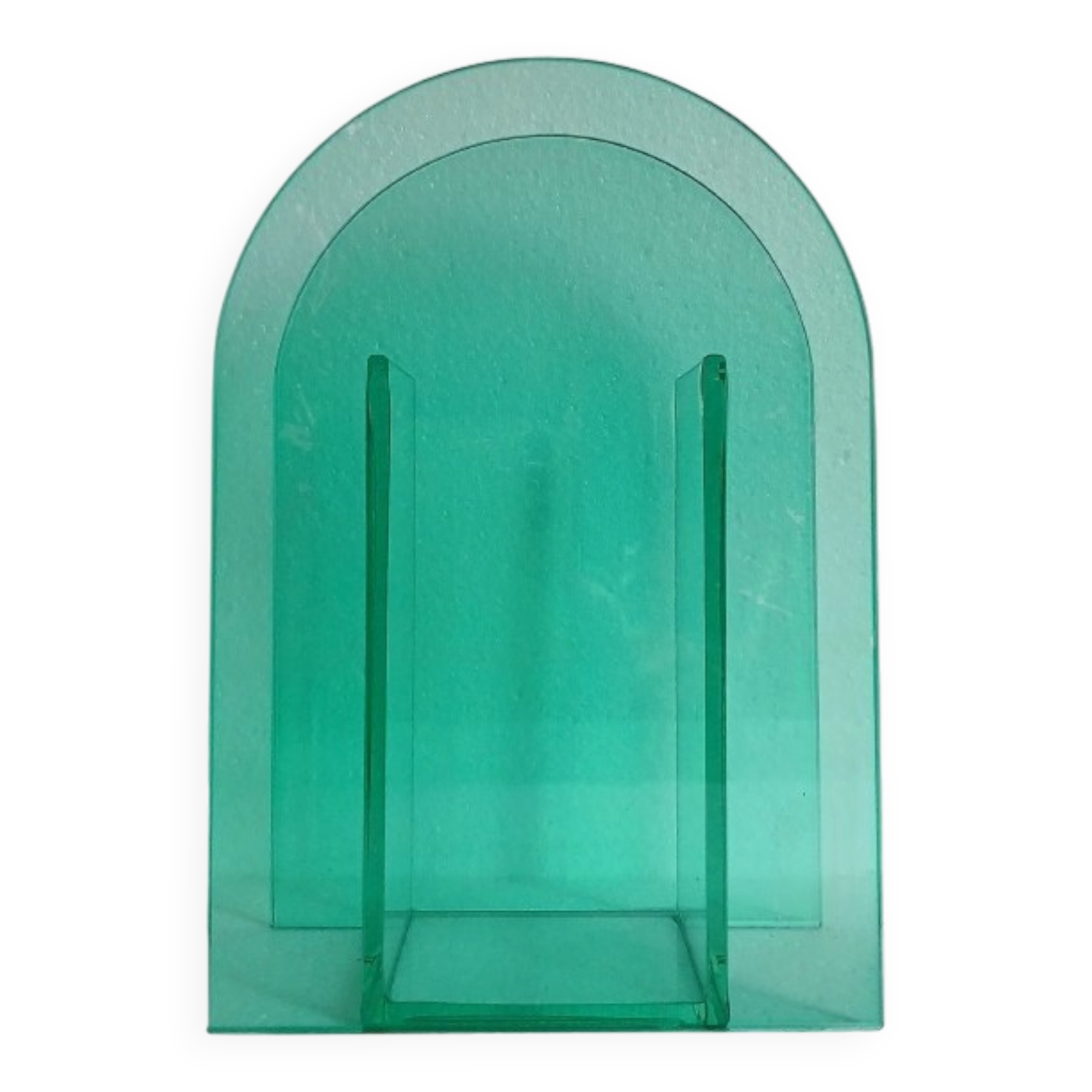 Vase en verre teinté Memphis school