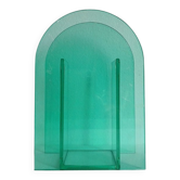 Tinted glass vase Memphis school