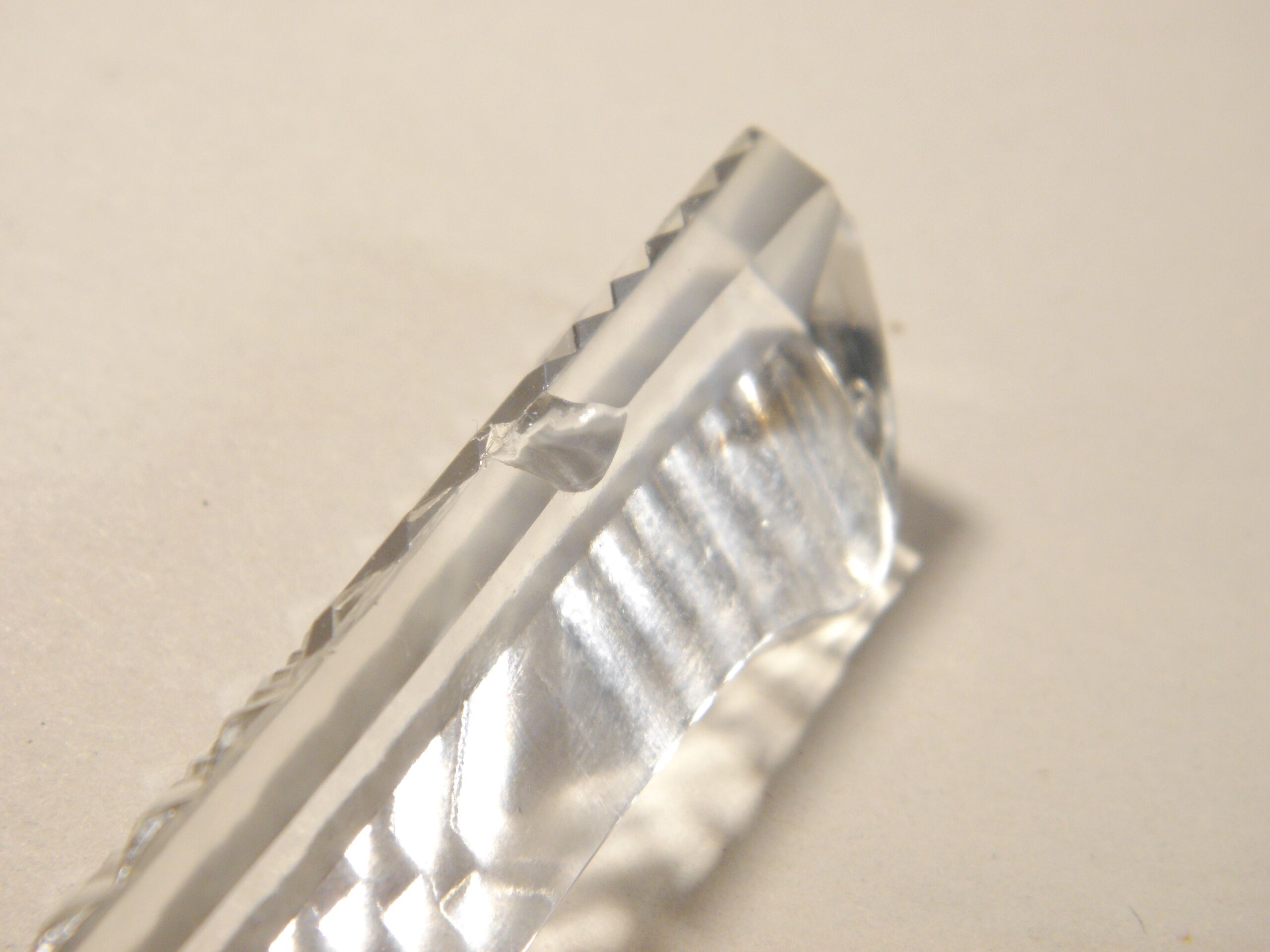 Set of 12 crystal knife holders