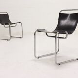 Set of 2 tubular chairs