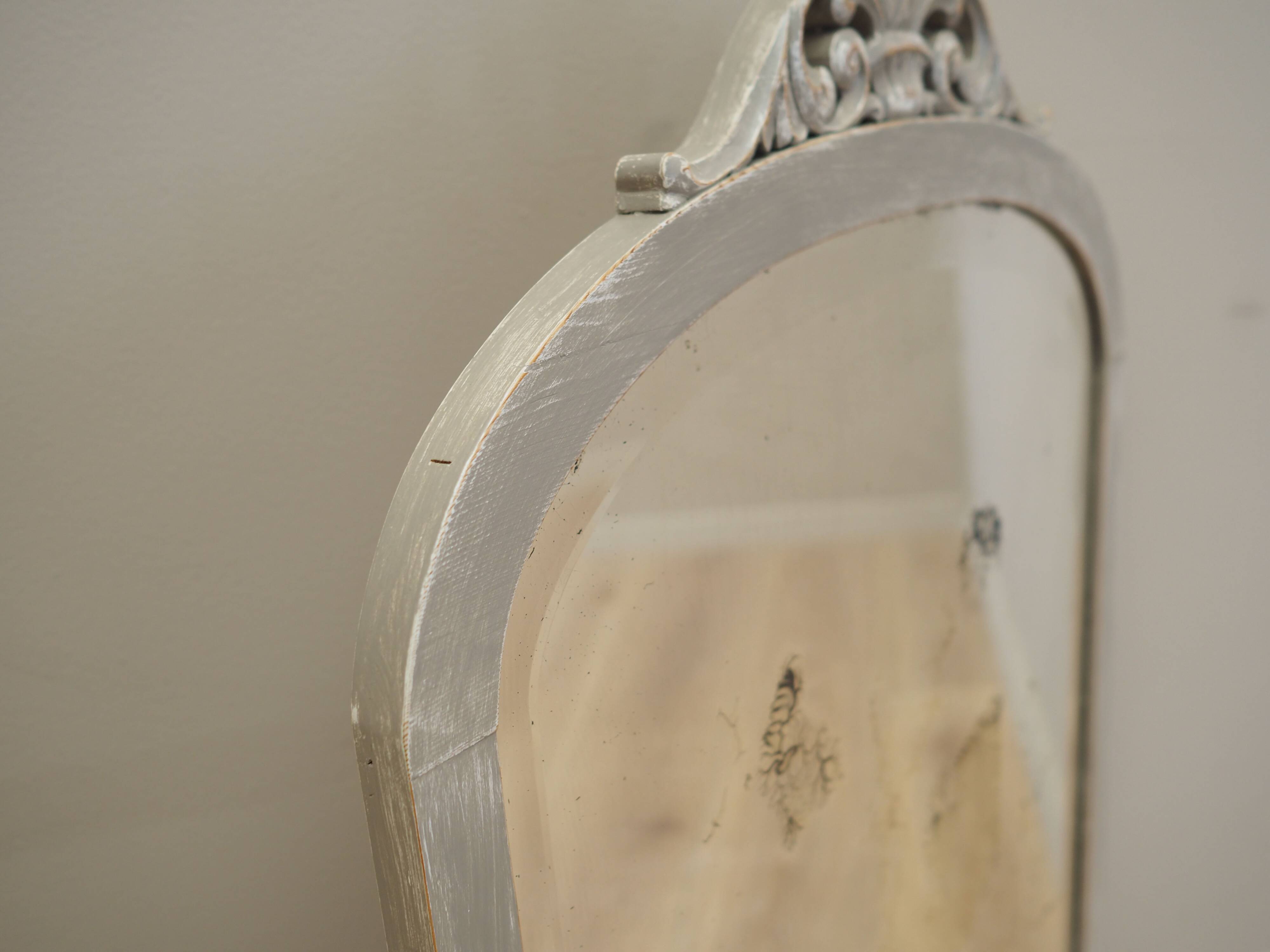 Mirror in pine frame, Danish design, 1960s, production: Denmark