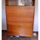Scandinavian secretary in golden oak