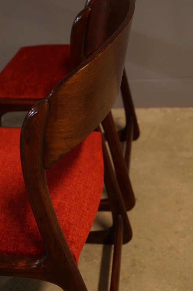 Set of 4 chairs baumann vintage 1960