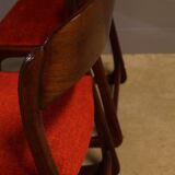 Set of 4 chairs baumann vintage 1960