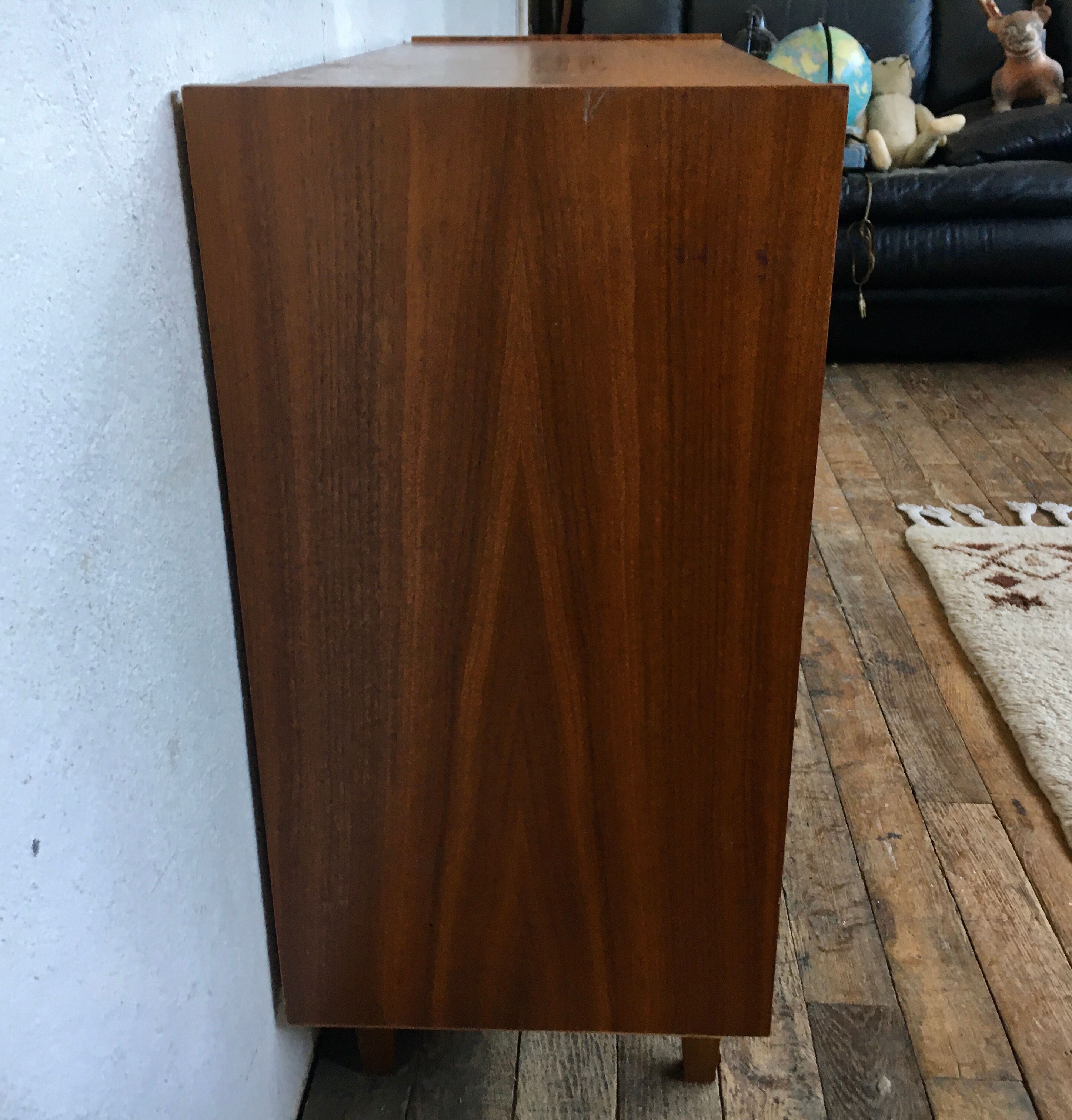 Enfilade Bahut buffet vintage feet compass 2 doors 2 drawers