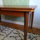 Scandinavian extendable table