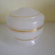 Suspension in brass and opaline country based 1960s/1970s