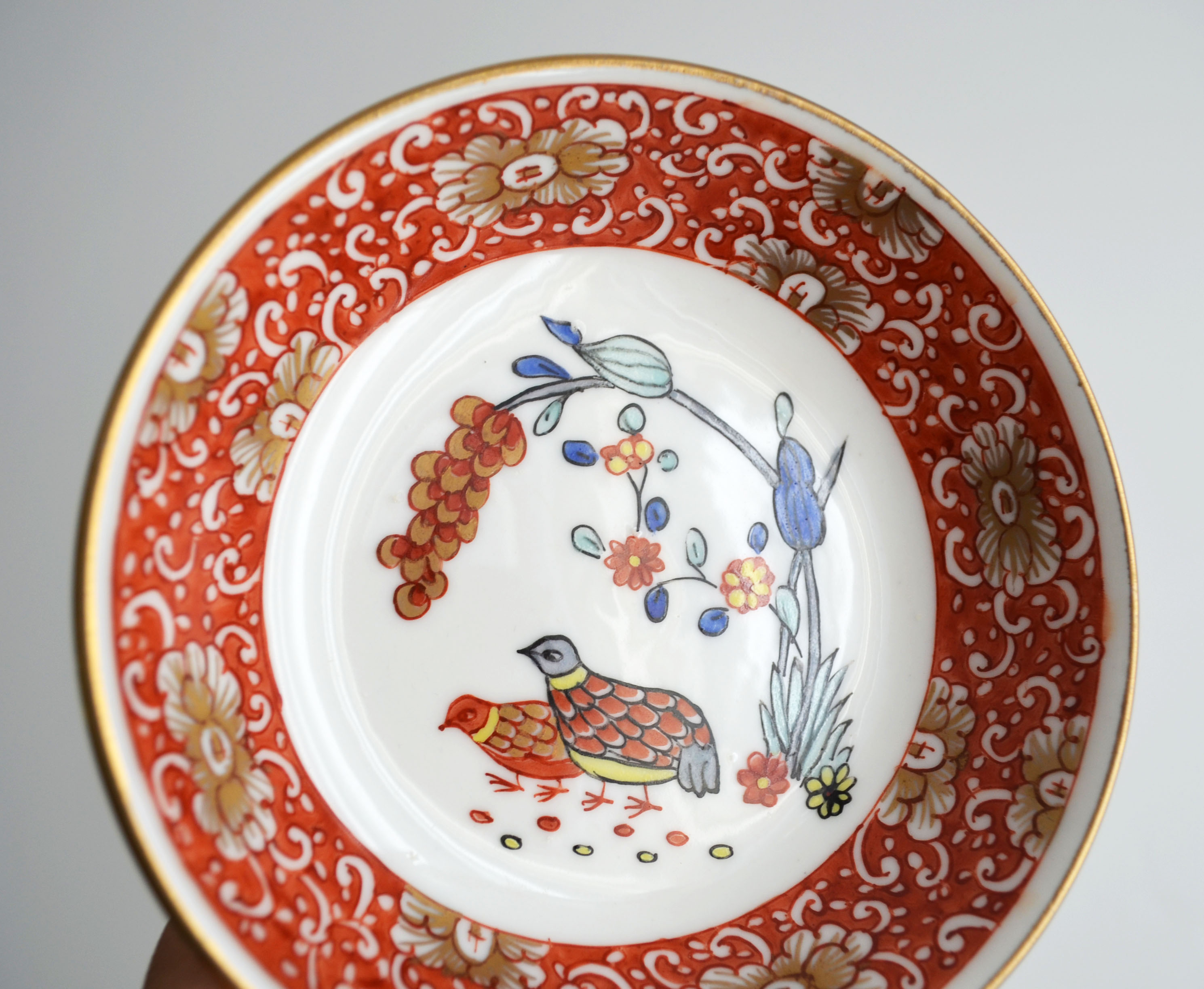 Cups and bowl in haviland porcelain