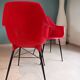 Pair of Vintage Space Age Red Armchairs 1970