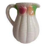 Vintage Barbotine Pitcher