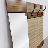 Vintage wall coat rack hall wardrobe 1960