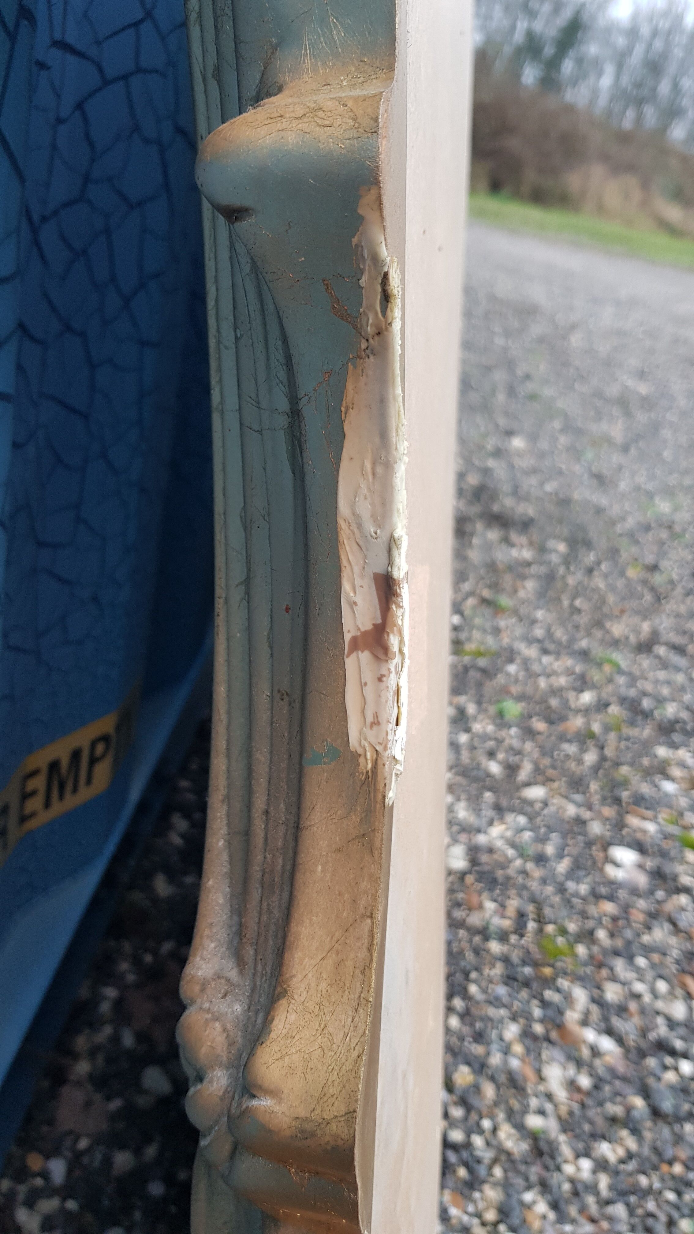 Baroque gilded mirror