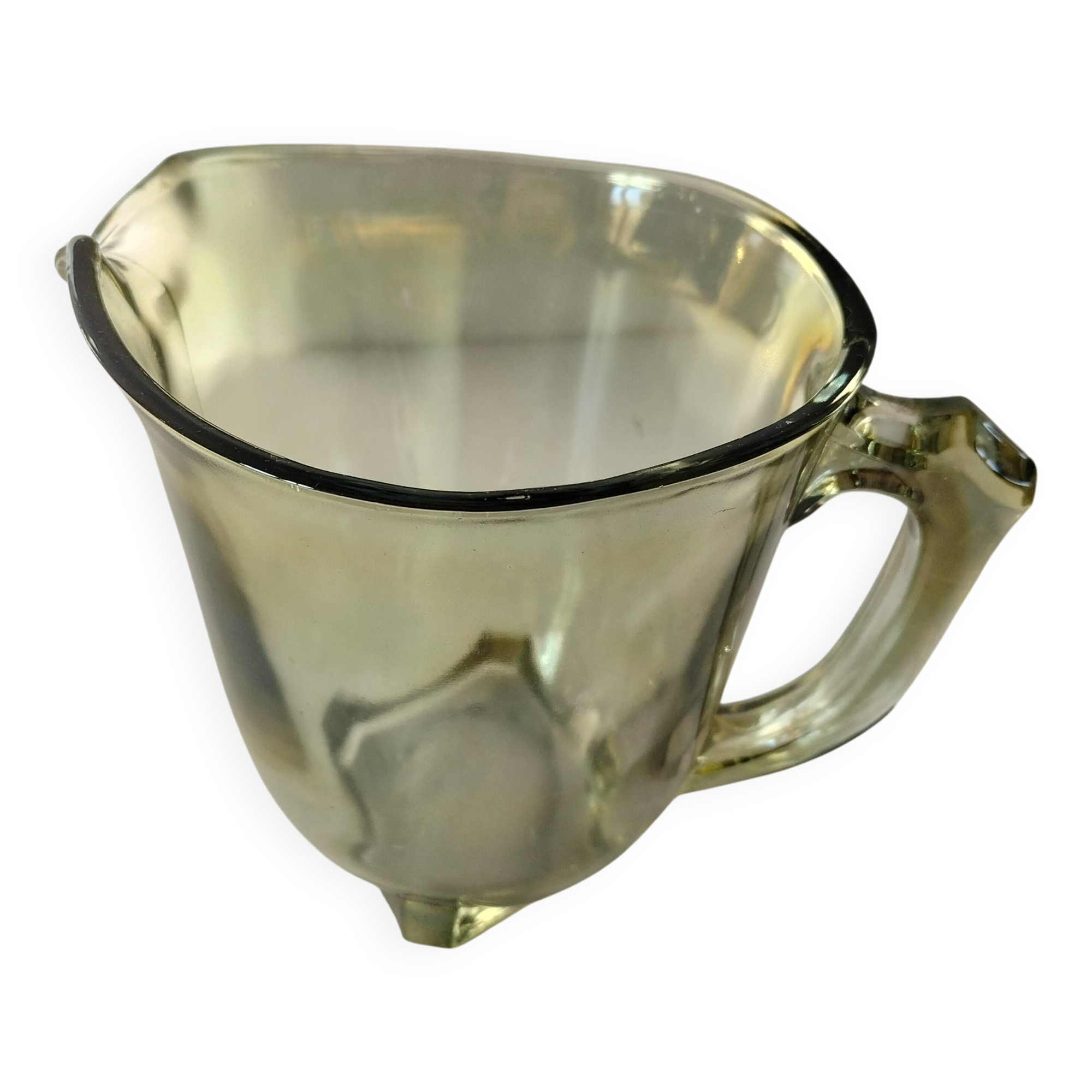 Pichet en verre fumé