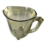 Smoked glass pitcher