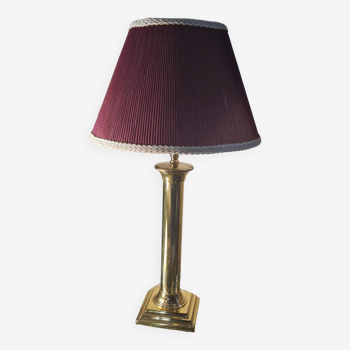 Lampe laiton 1970  classic legere trace d usure  55x30 electricité ok